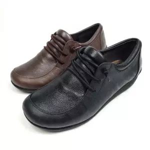 의정부수제화 소가죽 발편한 쿠션 여성 단화 가죽로퍼 볼넓은 편한 여성화 여자 신발 4cm