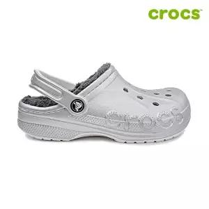 [크록스][크록스 정품] 바야 라인 프린트 클로그 공용 털샌들 205975-0P1