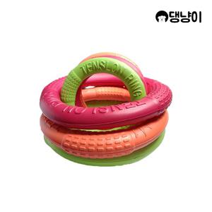 [댕냥이] 강아지 훈련 원반놀이 터그놀이 EVA 링 원반 장난감