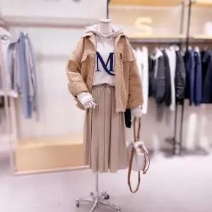 [대구백화점] [시에로]오버핏 퀼팅안감 뽀글이 점퍼(DBSH4JPF755)