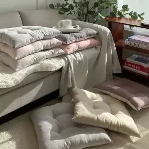 [텐바이텐]한스갤러리 파우더 방석 쿠션 사무실 거실 식탁 의자 방석