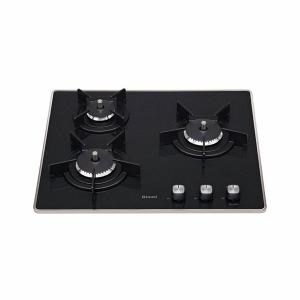 [5년연장 A/S보증]빌트인 가스레인지 3구 RBR-PF6000P (LPG, 블랙, 큐브 노브, 가스역류 누설방지)