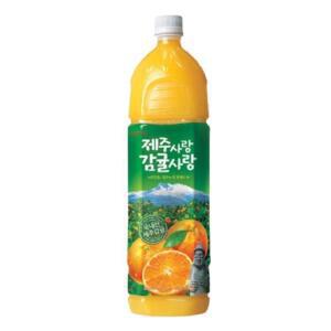 롯데 제주사랑 감귤사랑 1.5L 2개