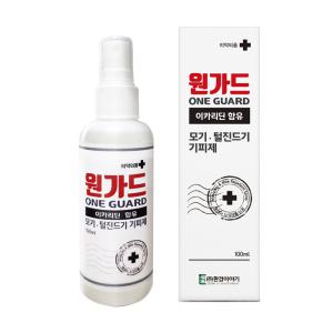 원가드 100ml 진드기 모기 간편 기피제 등산 캠핑 여행 이카리딘 함유