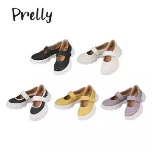 양가죽 메리제인 스니커즈