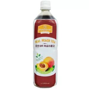로쏘 복숭아홍차음료 베이스 1L 실온9배희석 업소용