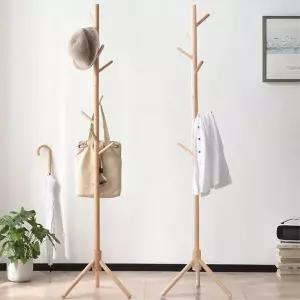 우드 스탠드옷걸이행거 원룸자취방행거 WE51BAC