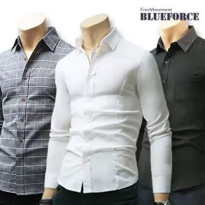 겨울신상 남방/솔리드무지 남자옷/데님청/체크 긴팔 반팔 스판셔츠