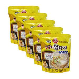 오뚜기 옛날 누룽지 닭다리 삼계탕 500g 5개