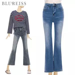 [블루레이스] 77까지워싱데님부츠컷롱팬츠_BI4S1PT7001