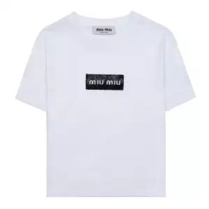 [라벨루쏘]  여성 저지 반팔 티셔츠 MJN495 14AT F0009