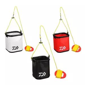 한국 다이와 미즈쿠미 바캉(J) S17 S19 S21 접이식 바칸 두레박 물고기 살림통 낚시 물통 낚시용품
