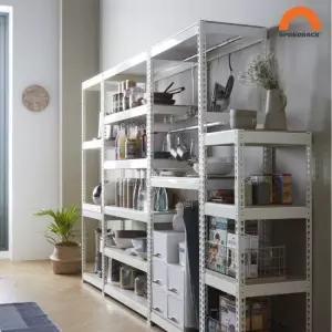 [스피드랙]900x600x1800_3단 조립식 앵글 베란다 수납정리선반