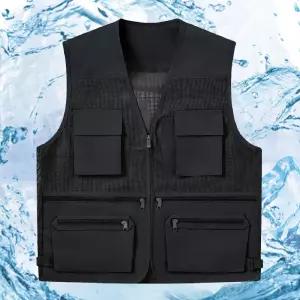 여름 망사 작업조끼 고급 안전조끼 빅사이즈 유니폼 단체복