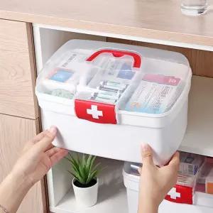 베이직 가정용 구급상자 화이트 구급함 약보관함 대형