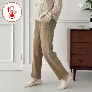 모렉스 여성 골덴 일자 트레이닝 바지 플리스 기모 밴딩 고무줄 팬츠 341