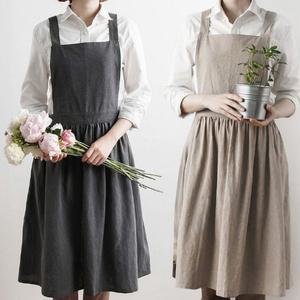 어린이집 보육교사 선생님 예쁜 원피스앞치마 꽃집 플로리스트 네일샵 공방 앞치마