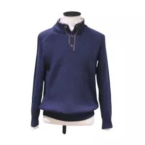 [롯데백화점]카운테스마라 울혼방 오픈넥 반폴라니트(B) CSTW3B1118B0