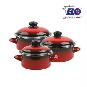 ELO 빨강법랑 3종 일반형 16cm+18cm+20cm