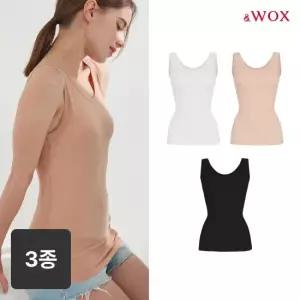 앤왁스 노캡 배쏙티 에코모달 런닝형 3종 여성 보정속옷