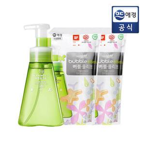 순샘 버블 주방세제 350ml 1개  리필용 1000ml 2개