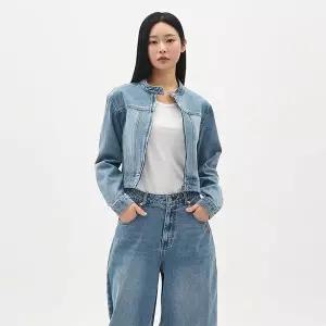 [LAP](강남점)(SET-아우터)빈티지 워싱 바이커 크롭 자켓 AR1DZ260