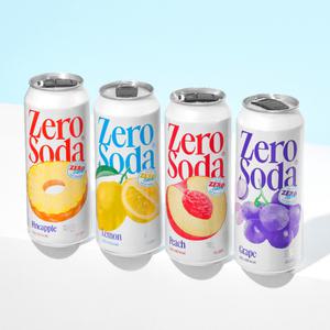 CLOOP 클룹 제로 소다 혼합 500ml (6개) 청량한 과일 탄산 칼로리 대량 구매