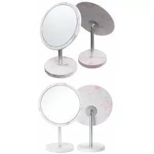 대리석패턴 헤드조절 탁상거울 소형 WD67052