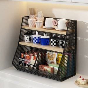 식탁위수납장 정리대 약수납장 식탁정리함 간식보관함 수납장 식탁위 약선반 정리함