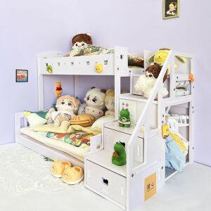 20cm인형 침대 세트 2층침대 인형가구 아이돌 무속성 솜인형 인형옷 행거 전시함 옷걸이