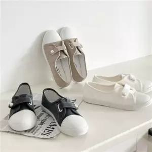 여자 단화 캔버스 코튼 운동화