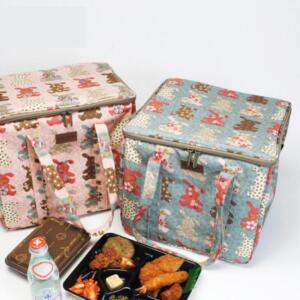 방수 아이스박스 음료수 캠핑 보냉가방 국산 생수 꽃무늬 도시락가방 과일 쿨러백 L대 국내생산 보냉백