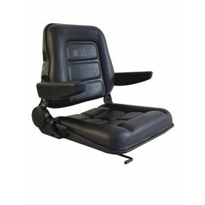 트렉터의자 지게차시트 조절 농기계 일반형 충격흡수 지게차홀2 레일간격 카시트 머리받침 블랙