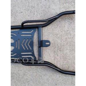 오토바이 블랙 짐받이 자전거 튼튼한 삼각 울타리 수납 리어랙 등받이