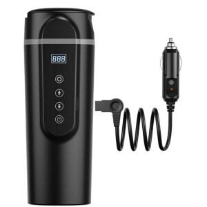 자동차 전기 포트 온수 온수통 스페어 스테인리스 1300ML 주전자 트럭 여행용 차박용