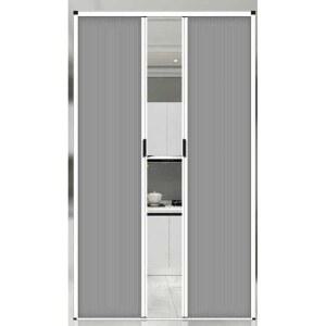 가정용 자바라 슬라이딩도어 접이식 샴페인 폴딩 방염 7M 55 셔터 그레이 투명