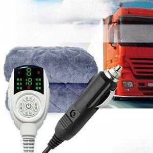 자동차 차량용 온열 매트 뒷좌석 전기장판 메모리폼 승용차 모델X 좌석 가열 등받이 빨강