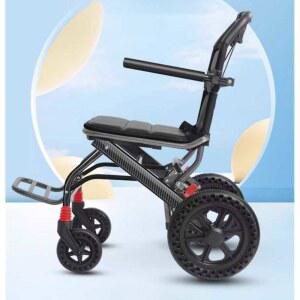 8인치 보행차 알루미늄 시트 카본 유모차 LUCIR 휠체어 트레일러 접이식