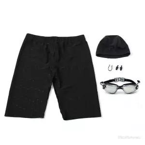 남자 5부 실내수영복 6종세트 L 가방 귀마개 수모