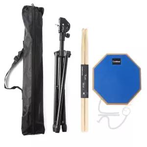 늘여섯 연습용 드럼패드 풀세트 블루 드럼연습스틱