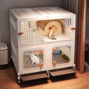 토끼장 대형 투명 사육장 피그미다람쥐사육장 DIY 앵무새 애완용 플리스틱 날림장 거미