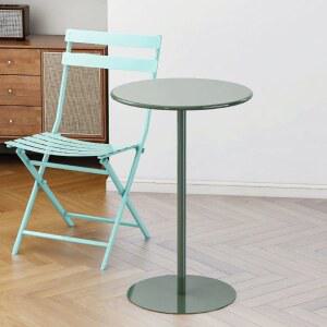 원형테이블 원형 매장 인테리어 원룸 이룸온 회의 소파테이블 대리석 옷가게 더블 카페테이블