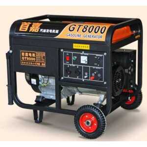 자가 발전기 가솔린 캠핑용 가정용 바퀴 5K 8K W 220V