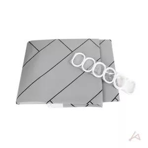 욕실커튼 방수 EVA 샤워커텐 불투명 욕실커텐 그레이 (WFGTJ2M)