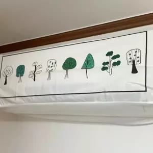 덮개 벽걸이에어컨덮개 커버 더스트 A 대형 벽걸이에 (WFGTERF)