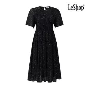 [롯데백화점]르샵 스몰 로즈 패턴 링클 밴딩 원피스 (BP7OP029A)