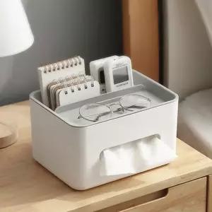 40000KM 책상 거실 다용도 수납함 핸드폰 안경 정리함 리모컨 거치대