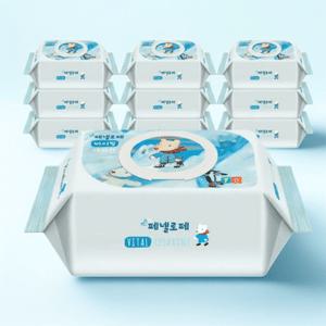 페넬로페 아기물티슈 바이탈 플러스 세자린 캡형 70매 10팩