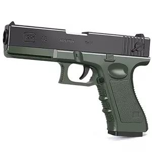 UB 탄피 배출 어린이 장난감 글록 권총 탄피 소음기 너프건 블랙그린