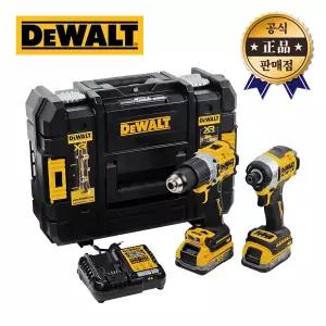 디월트 충전콤보세트 DCK2047E1S1T 20V 3.5Ah 1.7Ah 배터리2개 임팩드라이버 해머드릴